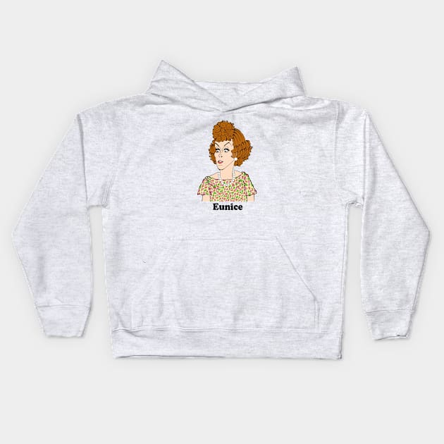 CAROL BURNETT - EUNICE - FAN ART! Kids Hoodie by cartoonistguy